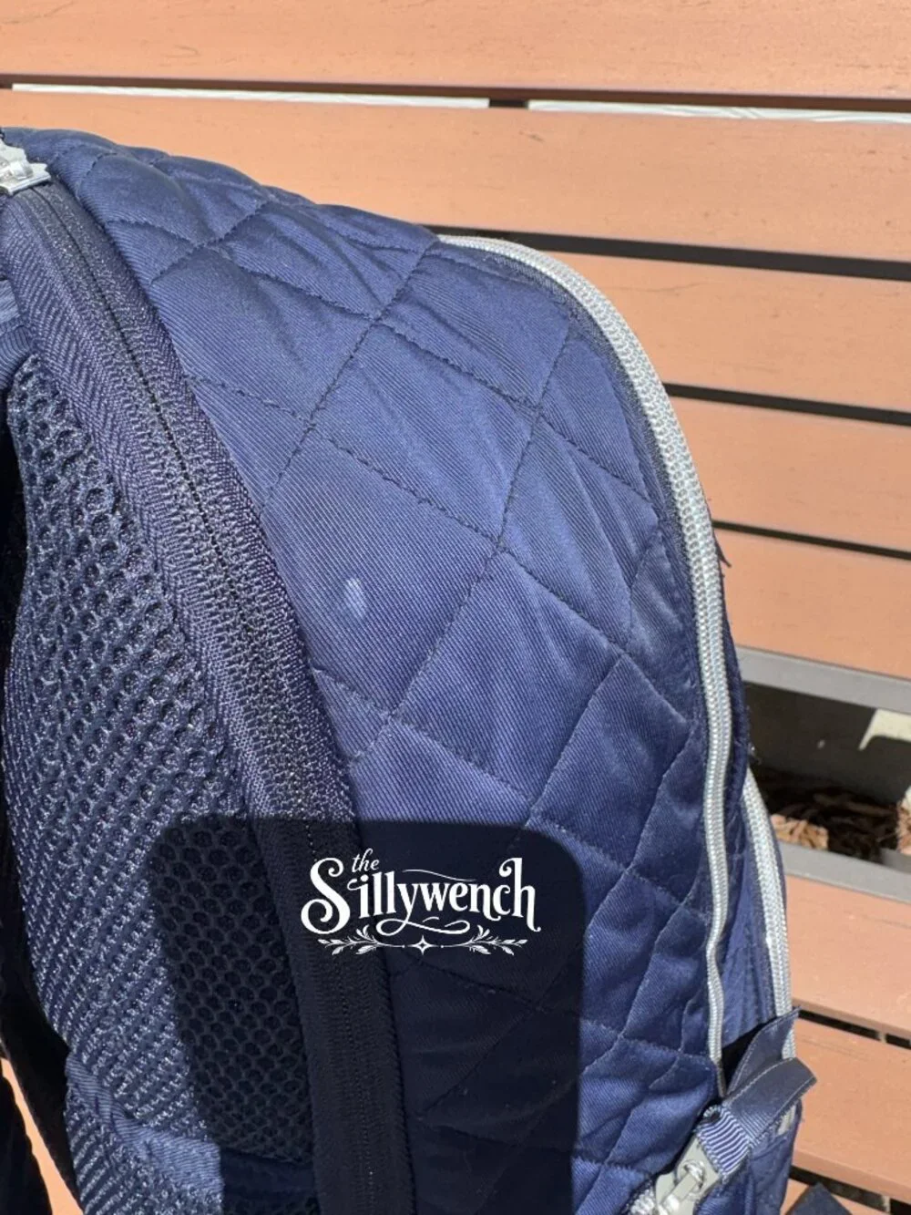 Vera Bradley Navy Commuter Backpack in Performance Twill